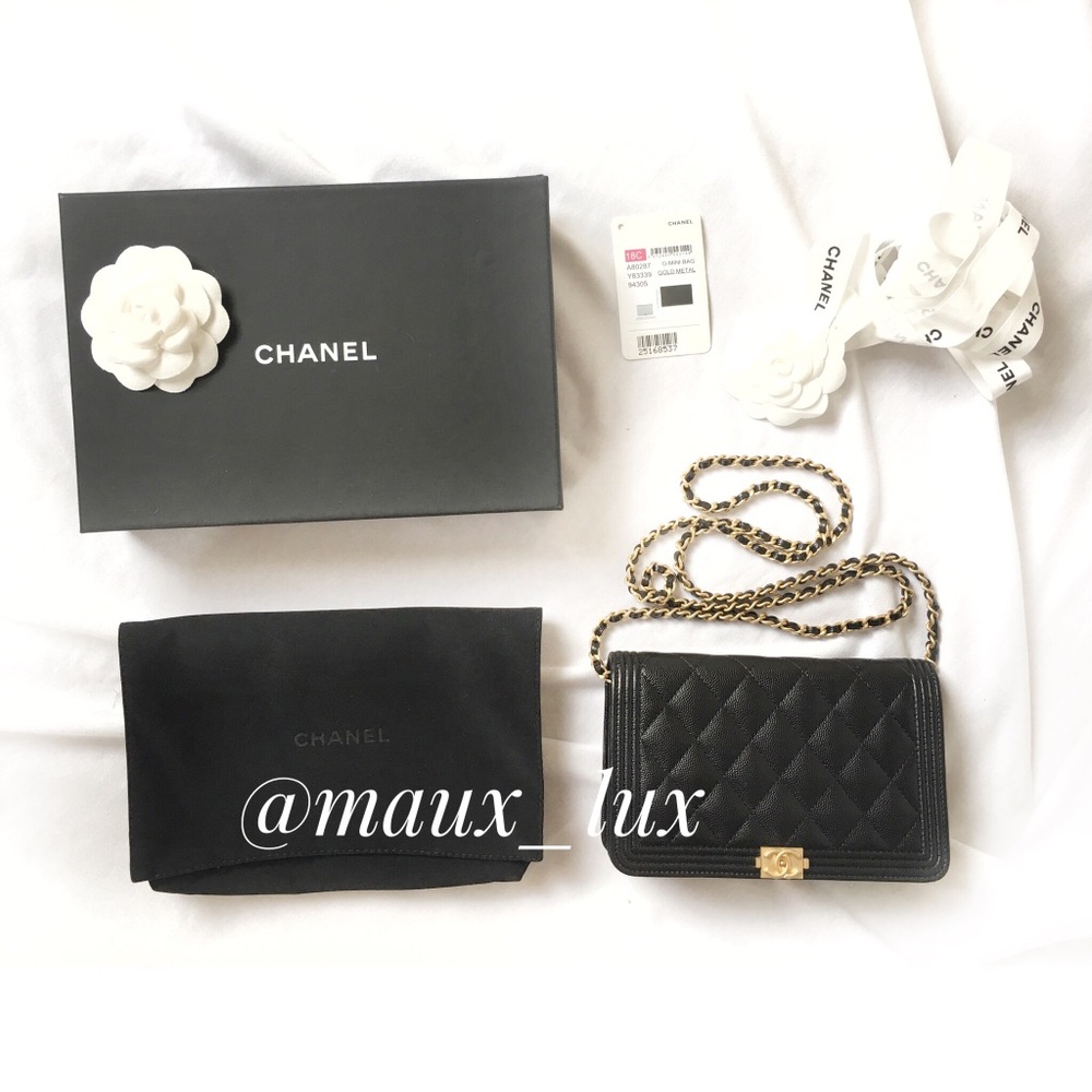 🌸SOLD🌸 Part II: Caviar Chanel WOC Boy Bag - Picture 4 of 8